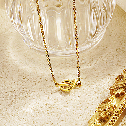 Ожерелья с подвесками из нержавеющей стали 304 для женщин&nbsp;KJ2332-1