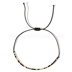 Braccialetti boho regolabili fatti a mano con perline di vetro intrecciate per donna&nbsp;HK4747-1