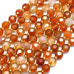 Натуральный красный агат бисер нитей&nbsp;G-C116-A12-02