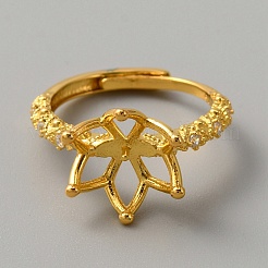 Risultati dell'anello in ottone regolabili&nbsp;KK-WH0062-40G