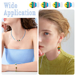 12шт ручной работы бусины лэмпворк&nbsp;LAMP-TA0001-74C