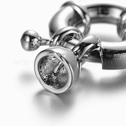 Латунная застежка пружинного кольца&nbsp;KK-O091-01P-NR