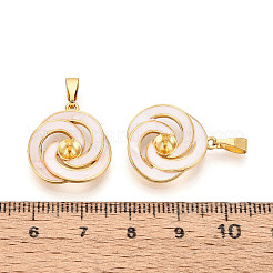 Ganchos de latón y esmalte&nbsp;LS-KK-T079-10G