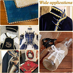 Отделка плетеным кружевом из полиэстера длиной 25 м.&nbsp;OCOR-PH0003-86B-02