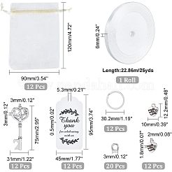 Kit fai da te per realizzare un portachiavi apribottiglie a forma di cuore con la parola amore&nbsp;DIY-CA0004-99