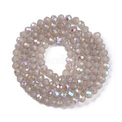 Стеклянные бусины с гальваническим покрытием &nbsp;EGLA-A044-J4mm-L10