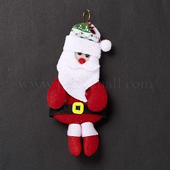 Weihnachtsanhänger aus Vliesstoff&nbsp;LS-AJEW-P099-04