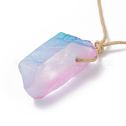 Кулон из натурального кристалла кварца&nbsp;NJEW-JN03940