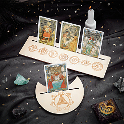 Ständer für Tarotkarten aus Holz&nbsp;DJEW-WH0034-34I-01
