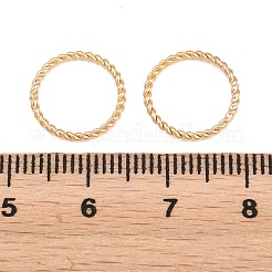 Anelli di congiunzione chiusi saldati in ottone&nbsp;KK-K253-15E-03G