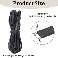 5 cordon en cuir PU microfibre&nbsp;WL-CL0001-13B-01