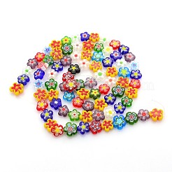 Ручной работы стеклянная бусина тысячецветник нитей LAMP-J035-10mm-M