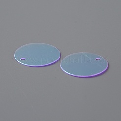 Переливающиеся подвески из пвх с пайетками/блестками PVC-WH0006-01B