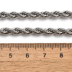 Anlaufgeschützte Seilketten aus Edelstahl 304&nbsp;X-NJEW-F226-03P-06