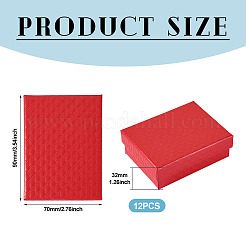 Boîtes de rangement cadeaux en carton texturé losange&nbsp;CON-TAC0010-03A-04