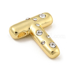 Латунные микропаве прозрачные подвески с фианитом&nbsp;KK-E093-04G-T