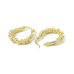 Orecchini a cerchio in ottone per le donne&nbsp;EJEW-M213-44G