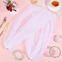 Scialle da sposa in garza di poliestere&nbsp;AJEW-WH0481-820B