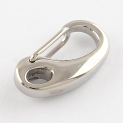 Chiusura portachiavi in acciaio inossidabile chirurgico 316 lucido e resistente all'ossidazione&nbsp;STAS-R072-60