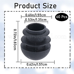 Пластиковые заглушки для мебели&nbsp;FIND-WH0021-21A