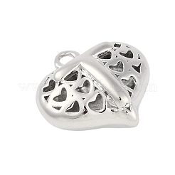 Hohle Messinganhänger zum Valentinstag&nbsp;KK-M289-03T-P