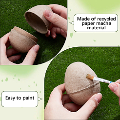 10 Stück DIY-Ostereier aus Zellstoff für Kinder&nbsp;DIY-SP0002-63A