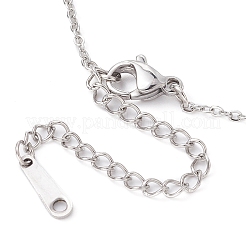 Colliers avec pendentif en forme de pépite de quartz jaune naturel&nbsp;NJEW-JN04507-04