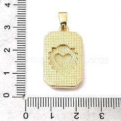 Pendentifs d'émail en laiton &nbsp;X-KK-L190-008G-03