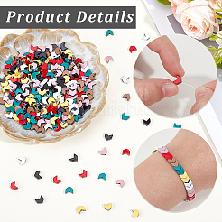 350 шт. 7-цветные синтетические немагнитные гематитовые бусины&nbsp;G-SC0003-64