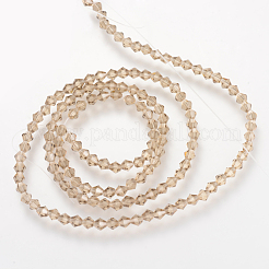 Имитация австрийского хрусталя 5301 биконус&nbsp;GLAA-S026-6mm-09