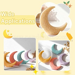 2 moule en silicone pour bougie lune&nbsp;ST-CJ0043-073