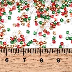 4 цвет 11/0 рождественских круглых бисерных бусин Miyuki&nbsp;SEED-X0058-18