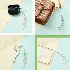 4 pz 4 colori cinghie acriliche per cellulari&nbsp;MOBA-SZ0001-08