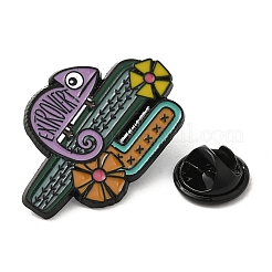 Кактус с эмалевой булавкой-хамелеоном&nbsp;JEWB-H013-01EB-02