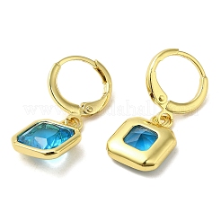 Orecchini pendenti a leva in ottone dorato&nbsp;EJEW-L268-005G-03