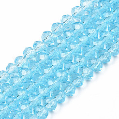 Chapelets de perles en verre&nbsp;LS-EGLA-A034-T3mm-D28