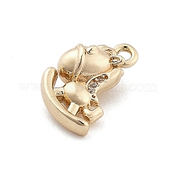 Латунные микро проложить кубического циркония подвески&nbsp;KK-M306-06G-01