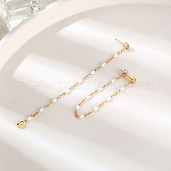 Стильные серьги-гвоздики с кисточками из нержавеющей стали 304&nbsp;TQ2986-3