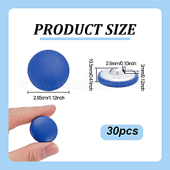 30 шт. пуговицы из искусственной кожи с 1 отверстиями&nbsp;BUTT-NB0001-92B