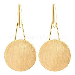 Плоские круглые серьги-гвоздики из сплава&nbsp;FS-WG56DB5-02