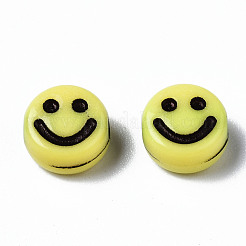 Непрозрачные акриловые бусины для рукоделия&nbsp;X-MACR-S369-003B-02-01