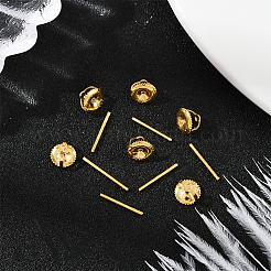 6 комплект из 925 серебряных гаек для ушей со штифтами&nbsp;STER-BBC0008-58G