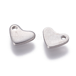Breloques en acier inoxydable 201 résistantes au ternissement&nbsp;STAS-L234-046P