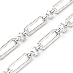 Collier à chaîne figaro en acier inoxydable 304 résistant au ternissement&nbsp;NJEW-JN03567-01