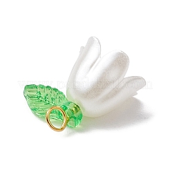 20 шт. Непрозрачные акриловые подвески PALLOY-JF02870