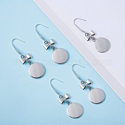 Ganchos para pendientes de acero inoxidable quirúrgico 316&nbsp;STAS-TAC0001-01F