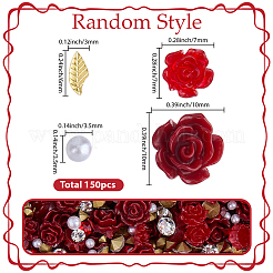 150 шт. кабошоны из смолы и страз&nbsp;DIY-SP0005-87