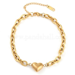 201 braccialetti a catena in acciaio inossidabile&nbsp;BJEW-M051-01G-1