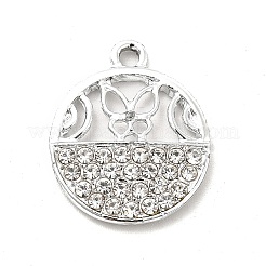 Сплава кристалла горный хрусталь подвески&nbsp;ALRI-C007-63P