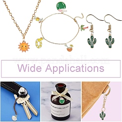 40шт 8 стиля подвески из сплава с эмалью&nbsp;ENAM-CJ0006-10